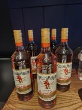 5 Bottles of Captain Morgan Original Spiced Rum 1L