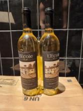 2 Bottles of L'Ecole No. 41 Semillon 2019 750ml