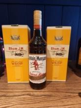 3 Bottles - Rhum J.M.& Captain Morgan Original Rum 750ml