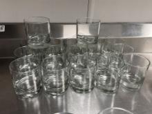 Lot of 17 Rocks / Old Fashioned Glasses