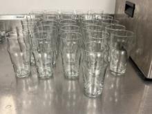 Lot of 30 English Pub Glasses