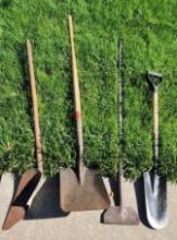 Lot of 4 Shovels