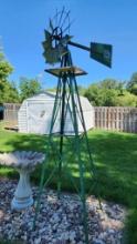 John Deere 8 ft Tall Ornamental Wind Wheel