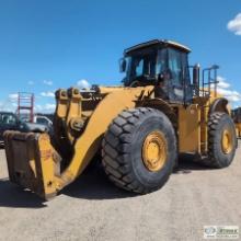 LOADER, 2008 CATERPILLAR 980H, EROPS, CAT/BALDERSON ATTACHMENT QUICK CONNECT PLATE. ATTACHMENT IN LO