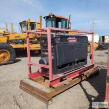 WELDER, LINCOLN CLASSIC 300D, 4CYL PERKINS DIESEL ENGINE, SKID MOUNTED