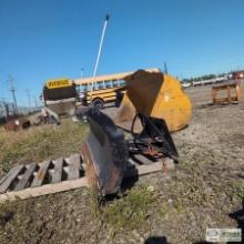 SKIDSTEER ATTACHMENT, PLOW BLADE, ERSKIN, 96IN, HYDRAULIC ANGLE ADJUST