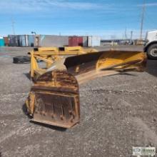 LOADER ATTACHENT, SNOW PLOW, APPROX 14FT WIDE, 5IN QUICK CONNECT HOOPS
