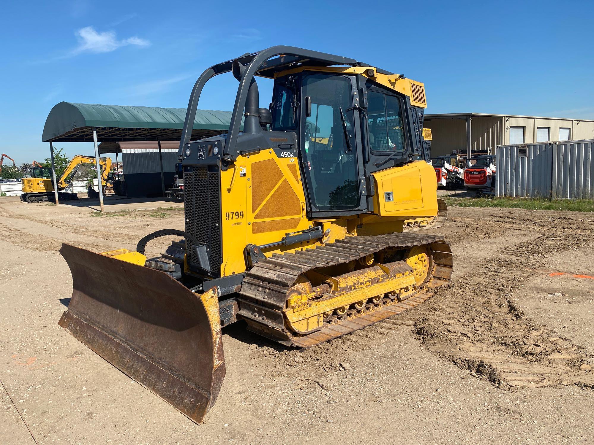 2021 JOHN DEERE 450KLGP CRAWLER TRACTOR SN:CMF400828 powered by John Deere diesel engine, equipped