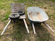 SUPPORT EQUIPMENT QTY (2) ASSORTED WHEEL BARROWS, LOCATED IN BAINSVILLE K0C1E0
