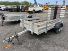 2015 WORTHINGTON UTC-6010-RAMP UTILITY TRAILER VN:582FU1010FM000885 equipped with 5ft. X 10ft.