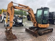 2012 CASE CX36B HYDRAULIC EXCAVATOR SN:NCTN63536 powered by Yanmar diesel engine, equipped with Cab,