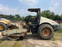 INGERSOLL RAND SD100F VIBRATORY ROLLER SN:186161 powered by diesel engine, equipped with OROPS,