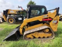 2019 CAT 259D3 RUBBER TRACKED SKID STEER SN:CW900718 powered by Cat diesel engine, equipped with