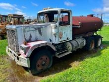 GMC GENERAL WATER TRUCK VN:N/A powered by Cummins diesel engine, equipped with manual transmission,