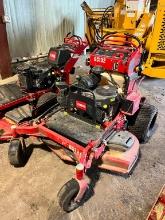 TORO GRANDSTAND COMMERCIAL MOWER SN:407303542 powered by Kawasaki gas engine, equipped with 48in.