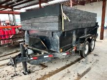 2008 12FT. DUMP TRAILER VN:4L5ST16288F015041 equipped with 80in. x 12ft. Dump body, electric dump, 2