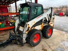 2015 BOBCAT S650 SKID STEER SN:ALJ813565 powered by diesel engine, equipped with EROPS, 2 speed,