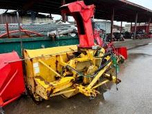 8FT. SNOW BLOWER TRACTOR ATTACHMENT 3pt hitch, PTO powered. Located: 4810 Lilac Drive North Brooklyn