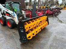 ERSKINE 9FT. SNOW BLOWER TRACTOR ATTACHMENT SN:1150970 3pt hitch, PTO powered. Located: 4810 Lilac