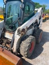 2010 BOBCAT S650 SKID STEER SN:A3NV12813 powered by diesel engine, equipped with EROPS, 2-speed,
