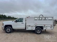2019 CHEVY 3500 UTILITY TRUCK VN:1GB3CVCG0KF202030 powered by 6.0L gas engine, equipped with