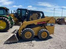2017 CAT 236D SKID STEER SN:BGZ03009 powered by Cat diesel engine, equipped with rollcage, auxiliary