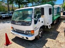 1997 ISUZU NPR 4000 SERIES FLATBED TRUCK VN:JALB4B1K5V7005541 powered by Isuzu diesel engine,