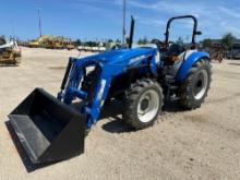 NEW NEW HOLLAND WORKMASTER 75 TRACTOR LOADER 4x4, powered by diesel engine, 75hp, equipped with