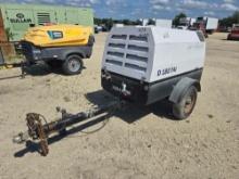 2017 ROTAIR D185T4 AIR COMPRESSOR SN:C39881 powered by diesel engine, equipped with 185CFM, trailer
