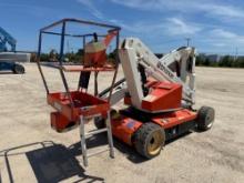2015 SNORKEL A38E ELECTRIC BOOM LIFT SN:A38E-01-006624 electric powered, equipped with 38ft.