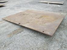 ROAD PLATE SUPPORT EQUIPMENT 8' X 10' X 1'' STREET STEEL PLATE ROAD PLATE