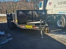 2024 NEXHAUL 14FT. X 7FT. DUMP TRAILER VN:28528 equipped with 14ft. Dump body, loading ramps, swing
