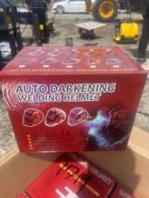 NEW AUTO DARKENING WELDING HELMET NEW SUPPORT EQUIPMENT