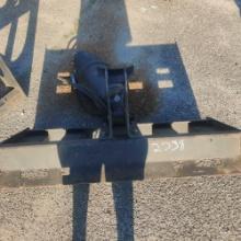 Auger skid steer att with 3 bits