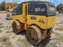 2018 BOMAG BMP-8500 TRENCH ROLLER SN:128246 powered by diesel engine, equipped with padsfoot drum,