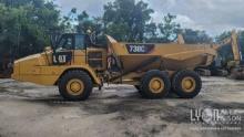 2017 CAT 730C2 ARTICULATED HAUL TRUCK SN:A2T400543 6x6, powered by Cat diesel engine, equipped with