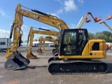 2023 CAT 313GC HYDRAULIC EXCAVATOR powered by Cat diesel engine, equipped with Cab, air, heat,