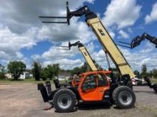 NEW UNUSED JLG 1255 TELESCOPIC FORKLIFT 4x4, powered by Cummins diesel engine, 130hp, equipped with