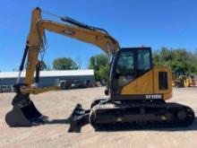 2022 SANY SY155U HYDRAULIC EXCAVATOR powered by diesel engine, equipped with Cab, air, heat, rear &