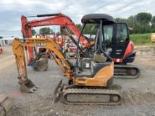2015 CASE CX17B HYDRAULIC EXCAVATOR SN:NETN16677 powered by diesel engine, equipped with OROPS,