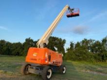 2015 SNORKEL AB85J BOOM LIFT SN:AB85J-04-000040 4x4, powered by diesel engine, equipped with 85ft.