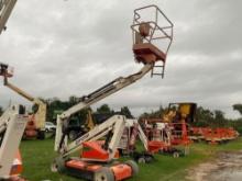2014 SNORKEL A38E ELECTRIC BOOM LIFT SN:A38E-01-006407 electric powered, equipped with 38ft.