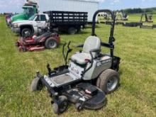 LIKE NEW DIXIE CHOPPER COMMERCIAL MOWER... SN; 1010425 powered by gas engine, equipped with 60in.