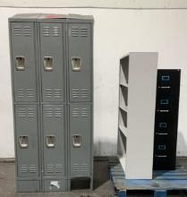 Locker, Filing Cabinet & Shelving Unit