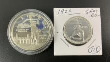 (2) US Commemorative Coins
