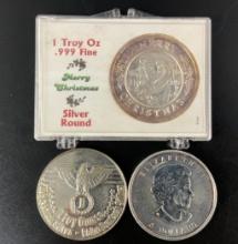 (3) Silver Coins