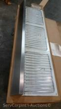 Lot on Pallet of Viking WSP48-SS 48" Warming Shelf, Eurochef 48" Stainless Backsplash, Viking M1552