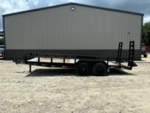 20' Delco Flatbed Bumper Pull