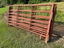 5 -  10' x 60" Livestock Panels- 1 Has 8' Walkthrough Gate, all panels and