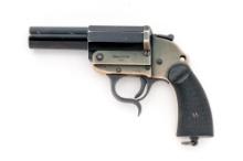 WWII German Wehrmacht Marked Erma-Erfurt LP-34 Single Shot Signal Flare Pistol